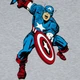 Футболка Lucky Humanoid синьо-сіра Captain America 100% бавовна XL (5300000748014) - зображення 2