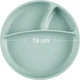 Секционная тарелка MinikOiOi Portions River Green Силиконовая на присоске (101050007) - изображение 1