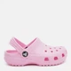 Chodaki dziecięce dla dziewczynki z ozdobami Crocs Classic Glitter Clog K 206993-6S0-J2 33-34 Jasnoróżowe (196265217151) - obraz 1