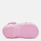 Chodaki dziecięce dla dziewczynki z ozdobami Crocs Classic Glitter Clog K 206993-6S0-J2 33-34 Jasnoróżowe (196265217151) - obraz 6
