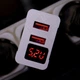 USB адаптер для зарядки от сети 2х USB устройств c цифровым дисплеем CX QC03 - изображение 9