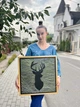 Набір для творчості та рукоділля String Art «Green Deer 50х50» EX-014 Art Millennium - изображение 2