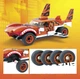 Машина Хот Вілс Тигрова Акула Конструктор Монстр Трак Hot Wheels Mega Construx Tiger Shark Mattel - зображення 3