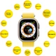 Смарт-годинник AURA X4 ProMax 53mm Yellow (SWAX453Y) - зображення 2