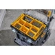Ящик для инструментов DeWALT TSTAK, прозрачная крышка, 10 чашек, IP54 (DWST82968-1) - изображение 6