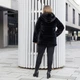 Женская куртка большого размера зимняя UF-Fashion Шубка-окс 50 черный - изображение 2
