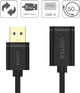 Kabel Unitek USB 3.0 AM-AF 0,5 m Czarny (Y-C456GBK) - obraz 2