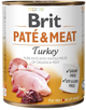 Вологий корм для собак Brit paté & meat з індичкою 800 г (8595602557561) - зображення 1