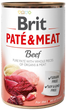 Вологий корм для собак Brit Paté&Meat з яловичиною 400 г (8595602557400) - зображення 1