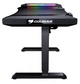 Комп'ютерний стіл Cougar MARS PRO 150 Black, для геймера, ергономічний дизайн, USB 3,0/Audio хаб, RGB підсвічування, Type-C, регулювання висоти - зображення 6