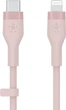 Кабель Belkin USB-C - Lightning Silicone 2 м Pink (CAA009BT2MPK) - изображение 2