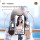 Монопод-штатив D10S з LED лампою та Bluetooth з пультом чорний Без Бренда (770596) - зображення 6
