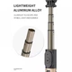 Монопод-штатив Q07 с Bluetooth кнопкой и кольцевой LED лампой чёрный Без Бренда (770584) - изображение 3