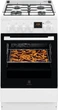 Плита комбинированная Electrolux LKK560205W - изображение 1