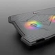Подставка-кулер для ноутбука MeeTion CoolingPad CP2020 с RGB подсветкой, черный - изображение 7