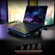 Подставка-кулер для ноутбука MeeTion CoolingPad CP2020 с RGB подсветкой, черный - изображение 10