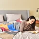 Плед покривало бавовняне Kassandra TM IDEIA 150x220 см квадро (8-29914*009) - зображення 8