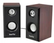 Компьютерные колонки Leerfei E-1014 2.0 6W Brown (3_03559) - изображение 2