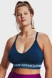 Жіночий темно-синій топ спортивний UA Seamless Low Long Bra Under Armour M 1357719-426 - зображення 2