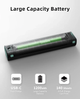 Портативный термопринтер Phomemo M08F для печати на А4, беспроводной, 1200 mAh, Bl-Gr + 400 листов А4 и сумка - изображение 2