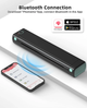 Портативный термопринтер Phomemo M08F для печати на А4, беспроводной, 1200 mAh, Bl-Gr + 400 листов А4 и сумка - изображение 3
