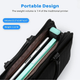 Портативный термопринтер Phomemo M08F для печати на А4, беспроводной, 1200 mAh, Bl-Gr + 400 листов А4 и сумка - изображение 6