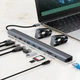 Багатофункціональна підставка-хаб для ноутбука 10в1 (HDMI/USB3.0/RJ45/PD/AV/SD/TF/3.5мм) - зображення 6