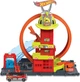 Ігровий набір Трек Хот Вілс Супер петля з пожежною станцією Hot Wheels Toy Car Track Set City Super Loop Fire Station (HKX41) - зображення 1