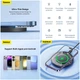 Бездротовий зарядний пристрій Baseus Simple 15W Transparent - зображення 8