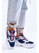 Buty sportowe damskie Big Star LL274375 38 Białe z niebieskim (5900714603717) - obraz 4