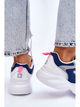 Buty sportowe damskie Big Star LL274375 38 Białe z niebieskim (5900714603717) - obraz 7