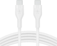 Kabel Belkin USB-C - USB-C 2.0 Silikonowy 1 m Biały (CAB009BT1MWH) - obraz 1