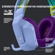 Навушники Logitech G733 Lightspeed Wireless RGB Gaming Headset Lilac (981-000890) - зображення 6