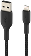 Кабель Belkin Braided A-LTG 3M Black (CAA002BT3MBK) - зображення 1