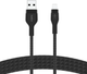 Кабель Belkin USB-A to LTG Braided Silicone 3 м Black (CAA010BT3MBK) - зображення 5