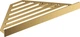 Полка для ванной HANSGROHE AddStoris 41741990 угловая золотая - изображение 1