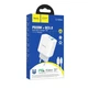 Зарядне мережеве HOCO C105A (PD 20W) (1USB QC3.0 18W) Lightning-Type-C Білий - изображение 2