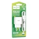 Зарядне мережеве HOCO C106A Leisure (1USB 2.1A) Lightning Білий - изображение 2
