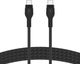 Кабель Belkin USB-C to USB-C 2.0 Braided Silicone 1 м Black (CAB011BT1MBK) - зображення 5