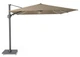 Зонт садовый с подсветкой Challenger T² Glow 3x3 Anthracite Taupe PLATINUM - изображение 3