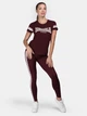 Спортивные леггинсы для фитнеса женские Lonsdale Garrabost 117405-2045 XS Oxblood/White (4255581509480) - изображение 3