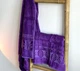 Набор турецких бамбуковых махровых полотенец Zeron 50х90+70х140 Bamboo Agaс Desen фиолетовый 2 - изображение 3