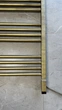 Полотенцесушитель электрический Terma FIONA 1140х530, тэн ONE, цвет Brushed Brass - изображение 2