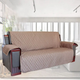 Високоякісний водонепроникний чохол на диван Modern Sofa Cover Tan - зображення 1