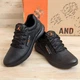 Мужские кожаные кроссовки Jordan Y-707 43 28,5 см Черные - изображение 9