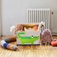 Ящик для іграшок 3 Sprouts Крокодил Світло-бежевий з аплікацією - зображення 2