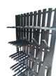 Вешалка настенная деревянная 180x80 с крючками лофт, классическая, черная модерн ручная работа ясень - изображение 5