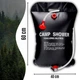 Туристический кемпинговый походный душ 20L Camp Shower S126S черный - изображение 2