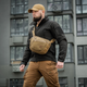 Сумка тактическая через плечо на грудь M-TAC Sphaera Hardsling Bag Large з липучкою Elite Coyote для пистолета (сумка на пояс) - изображение 13