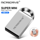 USB мини металлическая флешка 128ГБ Microdrive 128GB Серый - изображение 1
